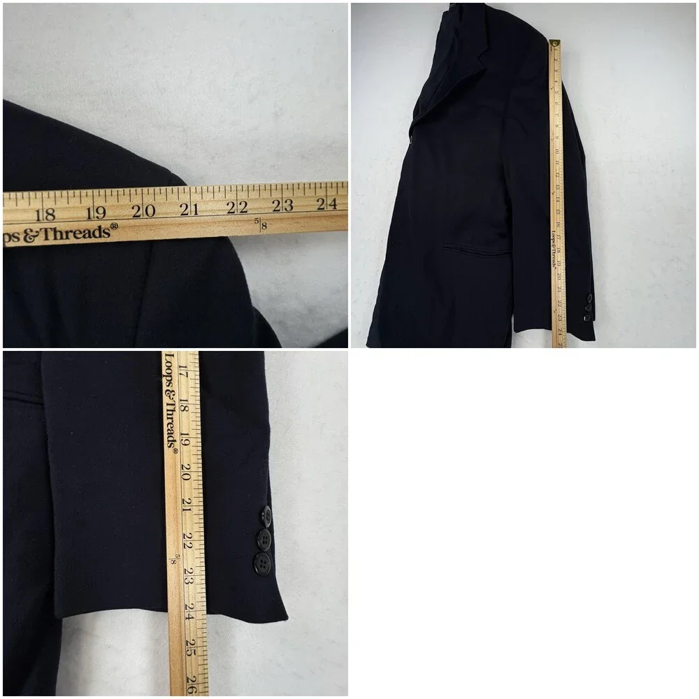 Loro Piana Arnold Brant Men’s 46R 100% Cashmere Navy Blazer Sport Coat